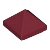 LEGO Dakpan 45 1x1x2/3 Piramide DONKERROOD (100 stuks) LEGO Dakpan 45 1x1x2/3 Piramide DONKERROOD (100 stuks)