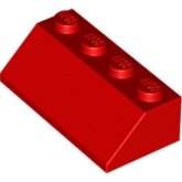 LEGO Dakpan 45 2x4 ROOD (100 stuks) LEGO Dakpan 45 2x4 ROOD (100 stuks)