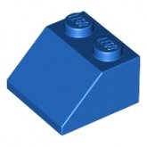 LEGO Dakpan 45 2x2 BLAUW (100 stuks) LEGO Dakpan 45 2x2 BLAUW (100 stuks)