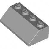 LEGO Dakpan 45 2x4 LICHTGRIJS (100 stuks)
