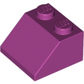 LEGO Dakpan 45 2x2 MAGENTA (100 stuks) LEGO Dakpan 45 2x2 MAGENTA (100 stuks)