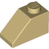 LEGO Dakpan 45 2x1 BEIGE (100 stuks) LEGO Dakpan 45 2x1 BEIGE (100 stuks)
