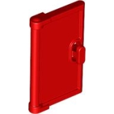 LEGO Door 1x2x3 with Stud Handle RED (10 stuks)