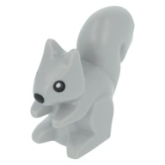LEGO Squirrel with Black Nose LIGHT GRAY