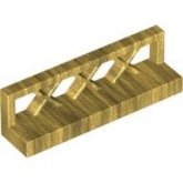 LEGO Hek 1x4x1 Raster GOUDKLEURIG (100 stuks)