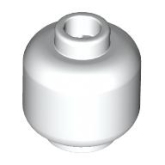 LEGO Hoofd WIT (10 stuks)