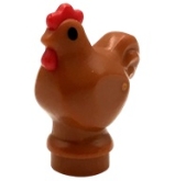 LEGO Chicken DARK ORANGE