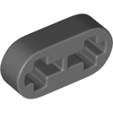 LEGO Liftarm 1x2 Dun DONKERGRIJS (100 stuks) LEGO Liftarm 1x2 Dun DONKERGRIJS (100 stuks)