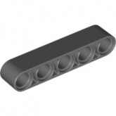 LEGO Liftarm 1x5 DONKERGRIJS (100 stuks) LEGO Liftarm 1x5 DONKERGRIJS (100 stuks)