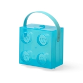 LEGO Lunchbox met Handvat TRANSPARANT BLAUW