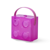 LEGO Lunchbox met Handvat TRANSPARANT PAARS
