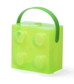 LEGO Lunchbox met Handvat TRANSPARANT GROEN