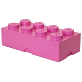 LEGO Opbergbox 8 DONKERROZE LEGO Opbergbox 8 DONKERROZE