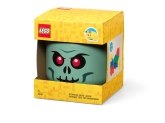 LEGO Opbergbox Hoofd L Skelet ZANDGROEN