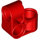 LEGO Pin Connector Loodrecht 2x2 ROOD (100 stuks)