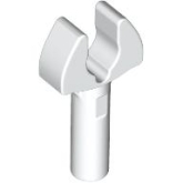 LEGO Pin met Mechanische Clip WIT (100 stuks)