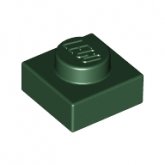 LEGO Plaat 1x1 DONKERGROEN (100 stuks) LEGO Plaat 1x1 DONKERGROEN (100 stuks)