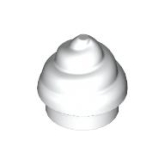LEGO Softijs Swirl WIT (10 stuks)