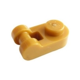 LEGO Plaat 1x1 Rond met Hendel GOUDKLEURIG (100 stuks) LEGO Plaat 1x1 Rond met Hendel GOUDKLEURIG (100 stuks)
