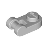 LEGO Plaat 1x1 Rond met Hendel LICHTGRIJS (100 stuks) LEGO Plaat 1x1 Rond met Hendel LICHTGRIJS (100 stuks)