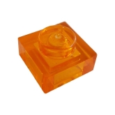 LEGO Plaat 1x1 TRANSPARANT ORANJE (100 stuks) LEGO Plaat 1x1 TRANSPARANT ORANJE (100 stuks)