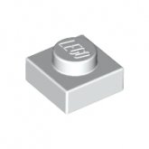LEGO Plaat 1x1 WIT (100 stuks) LEGO Plaat 1x1 WIT (100 stuks)