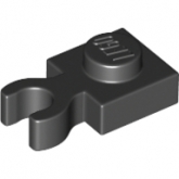 LEGO Plaat 1x1 met Clip Verticaal ZWART (100 stuks) LEGO Plaat 1x1 met Clip Verticaal ZWART (100 stuks)