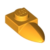 LEGO Plaat 1x1 met Tand OKERGEEL (100 stuks) LEGO Plaat 1x1 met Tand OKERGEEL (100 stuks)