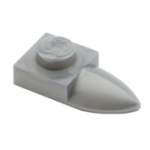 LEGO Plaat 1x1 met Tand ZILVERKLEURIG (100 stuks) LEGO Plaat 1x1 met Tand ZILVERKLEURIG (100 stuks)