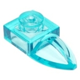 LEGO Plaat 1x1 met Tand TRANS LICHTBLAUW (100 stuks) LEGO Plaat 1x1 met Tand TRANS LICHTBLAUW (100 stuks)