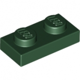 LEGO Plaat 1x2 DONKERGROEN (100 stuks) LEGO Plaat 1x2 DONKERGROEN (100 stuks)