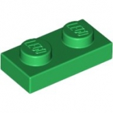 LEGO Plaat 1x2 GROEN (100 stuks) LEGO Plaat 1x2 GROEN (100 stuks)