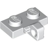 LEGO Plaat 1x2 Scharnier Vingervergrendeling WIT (100 stu LEGO Plaat 1x2 Scharnier Vingervergrendeling WIT (100 stu