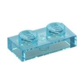 LEGO Plaat 1x2 TRANSPARANT LICHTBLAUW (100 stuks) LEGO Plaat 1x2 TRANSPARANT LICHTBLAUW (100 stuks)