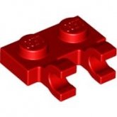 LEGO Plaat 1x2 met Clips Horizontaal ROOD (100 stuks) LEGO Plaat 1x2 met Clips Horizontaal ROOD (100 stuks)