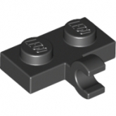 LEGO Plaat 1x2 met Zij-Clip Horizontaal ZWART (100 stuks) LEGO Plaat 1x2 met Zij-Clip Horizontaal ZWART (100 stuks)