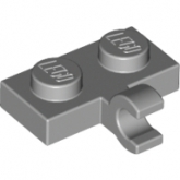 LEGO Plaat 1x2 met Zij-Clip Horizontaal LICHTGRIJS (100 stuks) LEGO Plaat 1x2 met Zij-Clip Horizontaal LICHTGRIJS (100 stuks)
