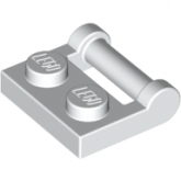 LEGO Plaat 1x2 met Hendel WIT (100 stuks) LEGO Plaat 1x2 met Hendel WIT (100 stuks)
