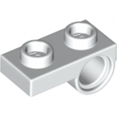 LEGO Plaat 1x2 met Pin Gat WIT (100 stuks) LEGO Plaat 1x2 met Pin Gat WIT (100 stuks)