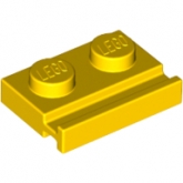 LEGO Plaat 1x2 met Deurrail GEEL (100 stuks) LEGO Plaat 1x2 met Deurrail GEEL (100 stuks)
