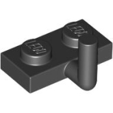 LEGO Plaat 1x2 met Verticale Arm ZWART (100 stuks) LEGO Plaat 1x2 met Verticale Arm ZWART (100 stuks)
