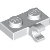 LEGO Plaat 1x2 met Zij-Clip Horizontaal WIT (100 stuks) LEGO Plaat 1x2 met Zij-Clip Horizontaal WIT (100 stuks)