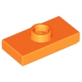 LEGO Plaat 1x2 met Nop ORANJE (100 stuks) LEGO Plaat 1x2 met Nop ORANJE (100 stuks)