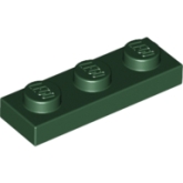 LEGO Plaat 1x3 DONKERGROEN (100 stuks) LEGO Plaat 1x3 DONKERGROEN (100 stuks)