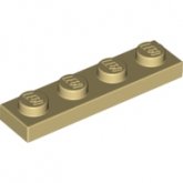 LEGO Plaat 1x4 BEIGE (100 stuks) LEGO Plaat 1x4 BEIGE (100 stuks)