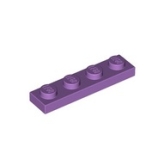 LEGO Plaat 1x4 LAVENDEL (100 stuks) LEGO Plaat 1x4 LAVENDEL (100 stuks)