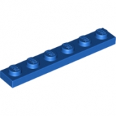 LEGO Plaat 1x6 BLAUW (100 stuks) LEGO Plaat 1x6 BLAUW (100 stuks)