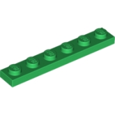 LEGO Plaat 1x6 GROEN (100 stuks) LEGO Plaat 1x6 GROEN (100 stuks)