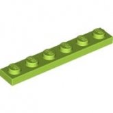 LEGO Plaat 1x6 LIMEGROEN (100 stuks) LEGO Plaat 1x6 LIMEGROEN (100 stuks)
