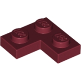 LEGO Plaat 2x2 Hoek DONKERROOD (100 stuks) LEGO Plaat 2x2 Hoek DONKERROOD (100 stuks)
